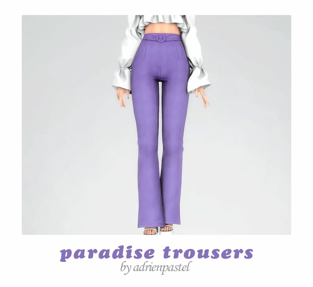Paradise Sims 4 CC Pants