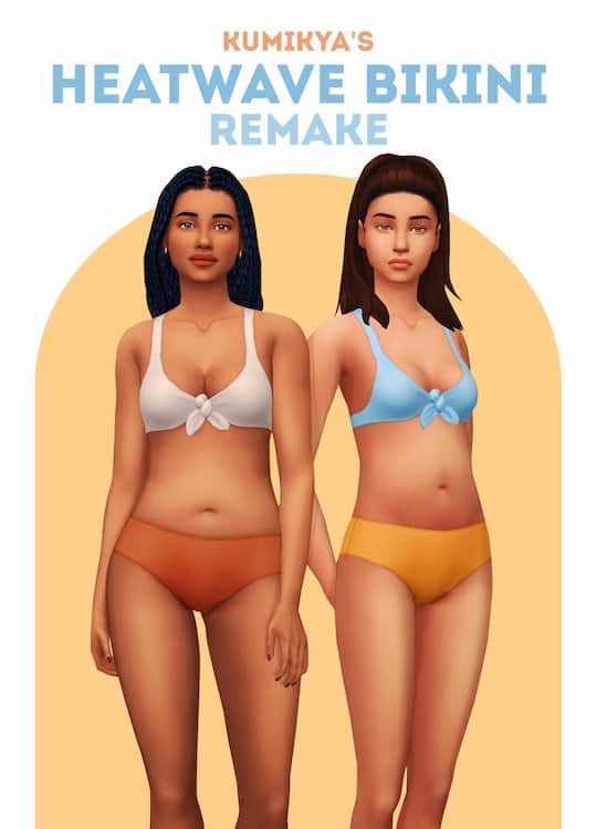 Heatwave Sims 4 CC Bikini
