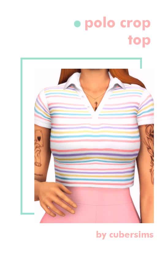 Polo Crop Top