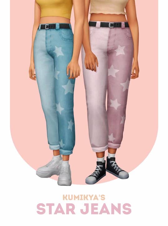 Sims 4 Maxis Match Star Jeans