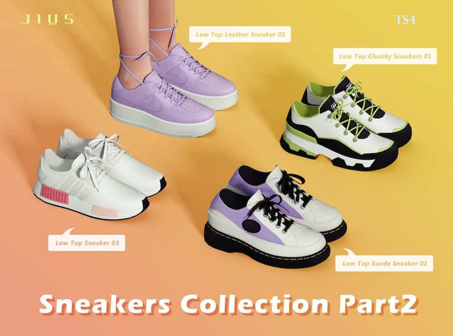 Sims 4 Sneakers CC Collection