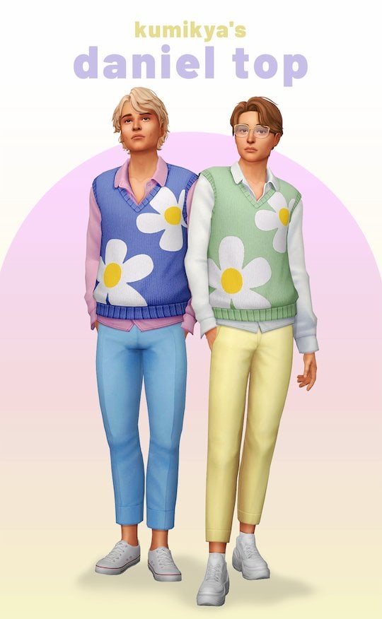 Daniel Sims 4 Male Top
