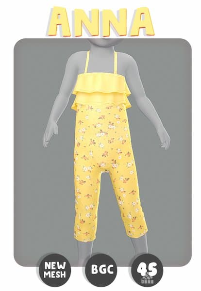 Anna Toddler CC Romper