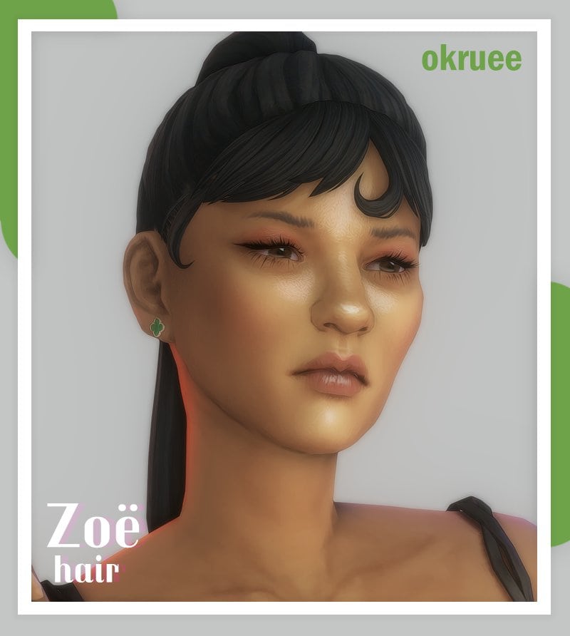 Zoë Sims 4 Female Hair Mod
