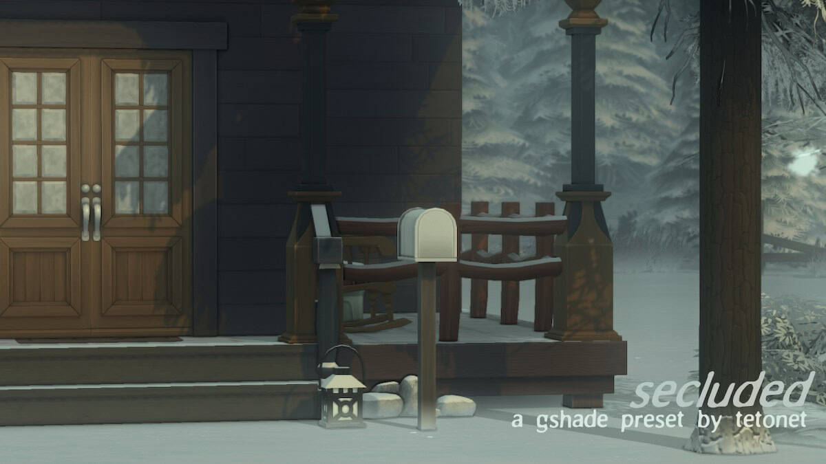 secluded Sims 4 GShade Preset