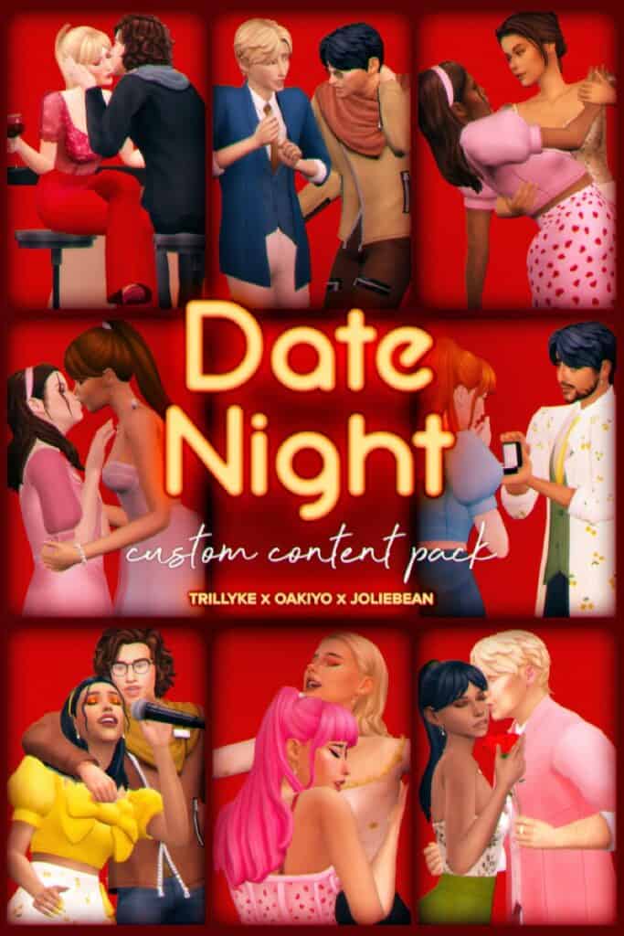 Sims 4 Date Night CC Pack