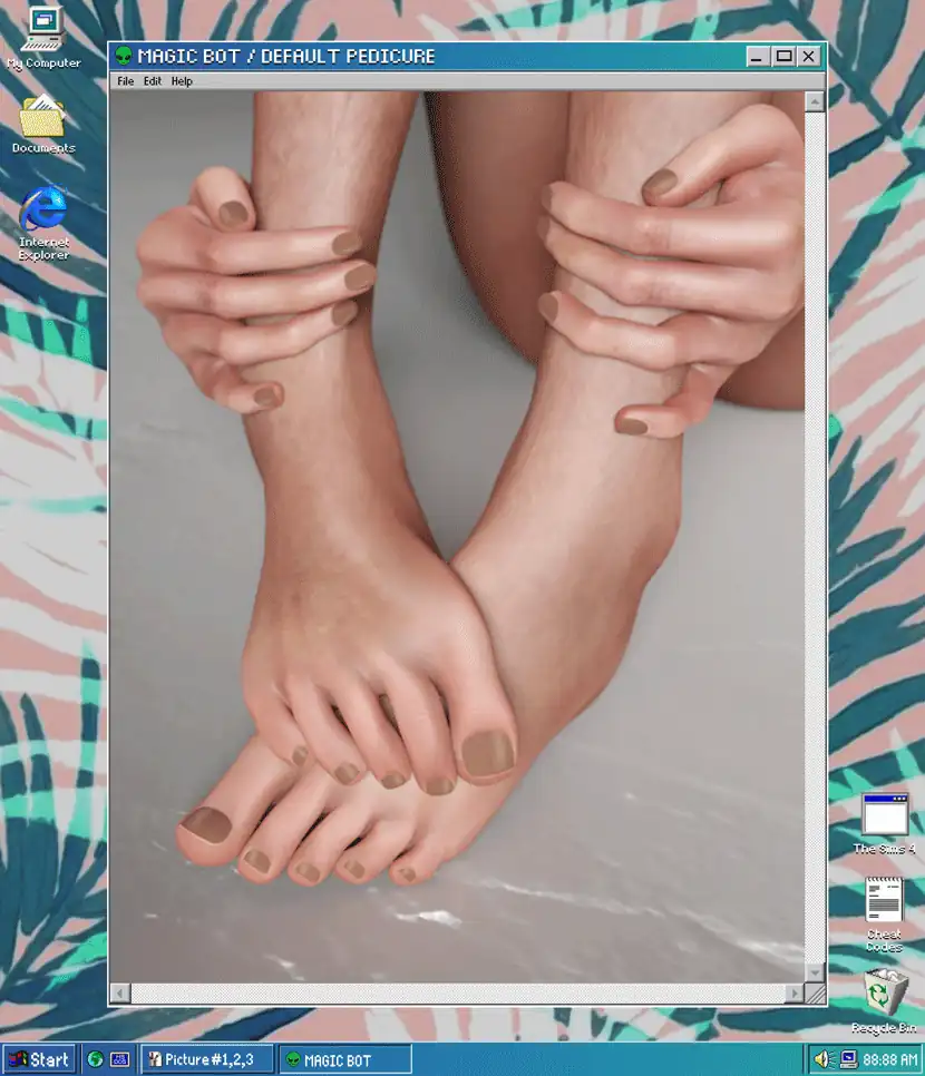 Sims 4 Default Pedicure