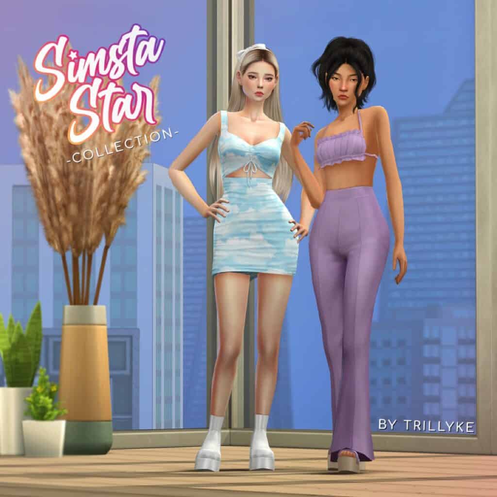 Simsta Star Y2K CC Pack