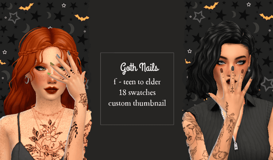 Goth Nails