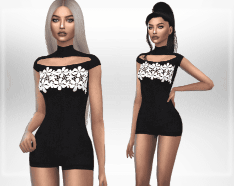 Lace Romper