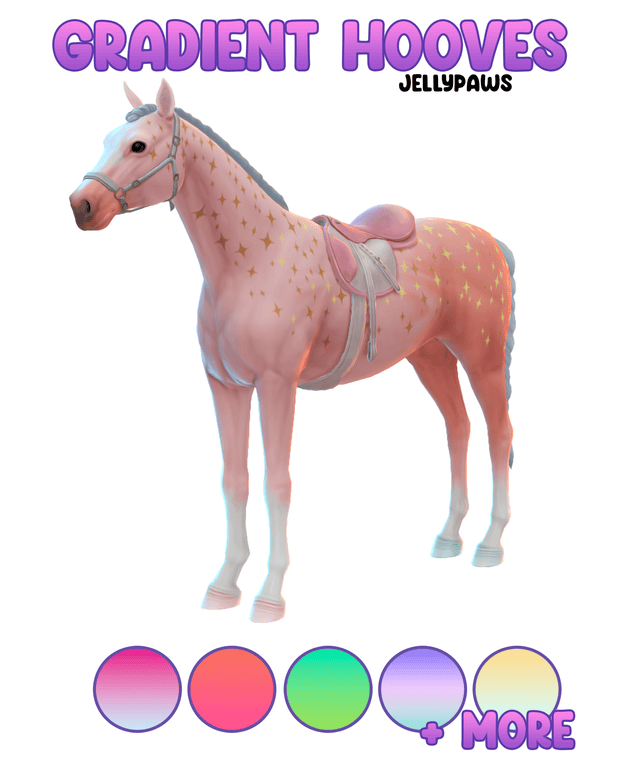 Horse Ranch CC: Gradient Hooves Recolor
