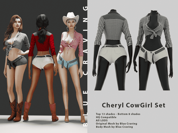 Cheryl Cowgirl Set