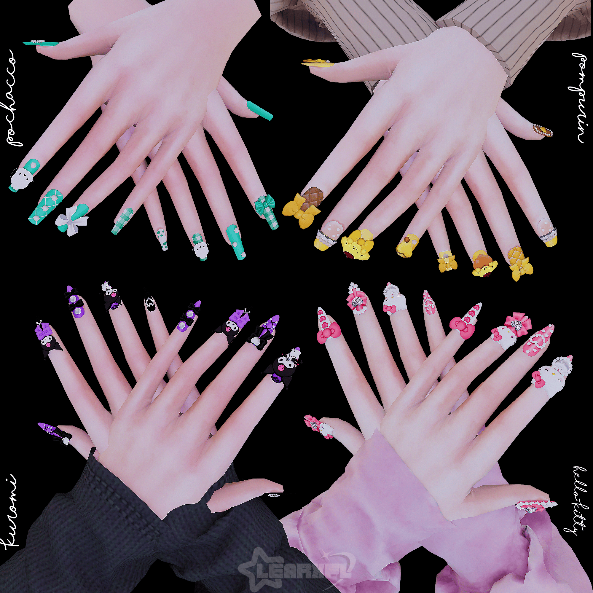 Sanrio Nails