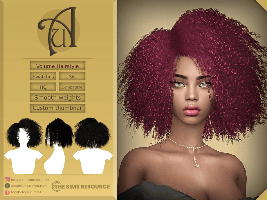 Volume Curly Hairstyle