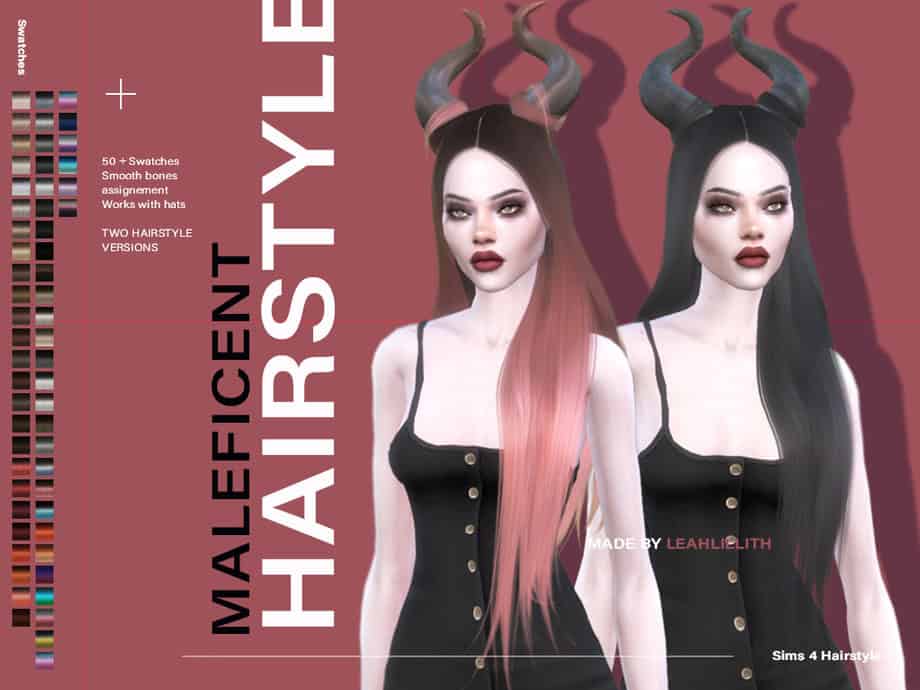 LeahLillith Maleficent Hairstyle