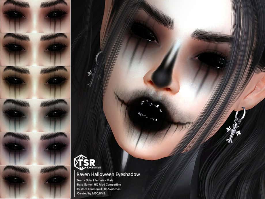 Raven Halloween Eyeshadow