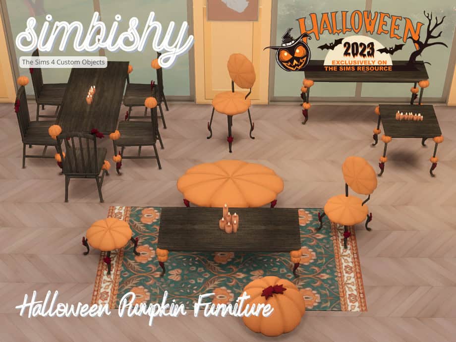 Halloween Pumpkin Furniture