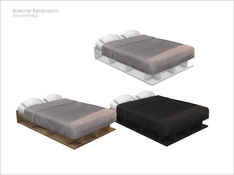 Alwine Double Bed