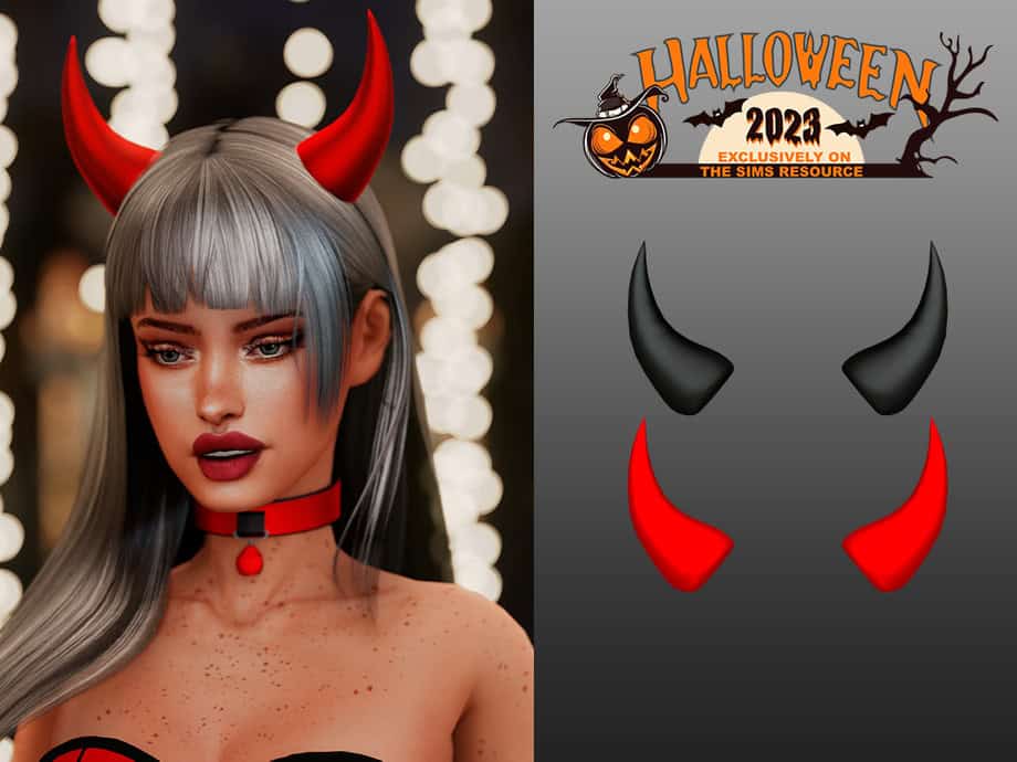 L Evil Horns Accessory