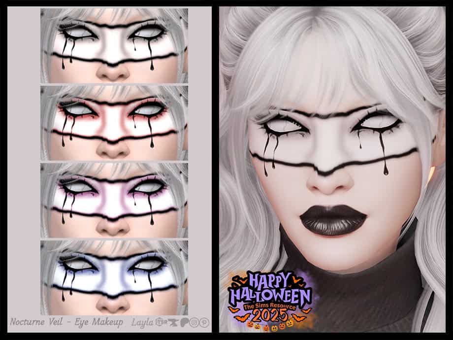 Halloween 2025 – Nocturne Veil Eye Makeup