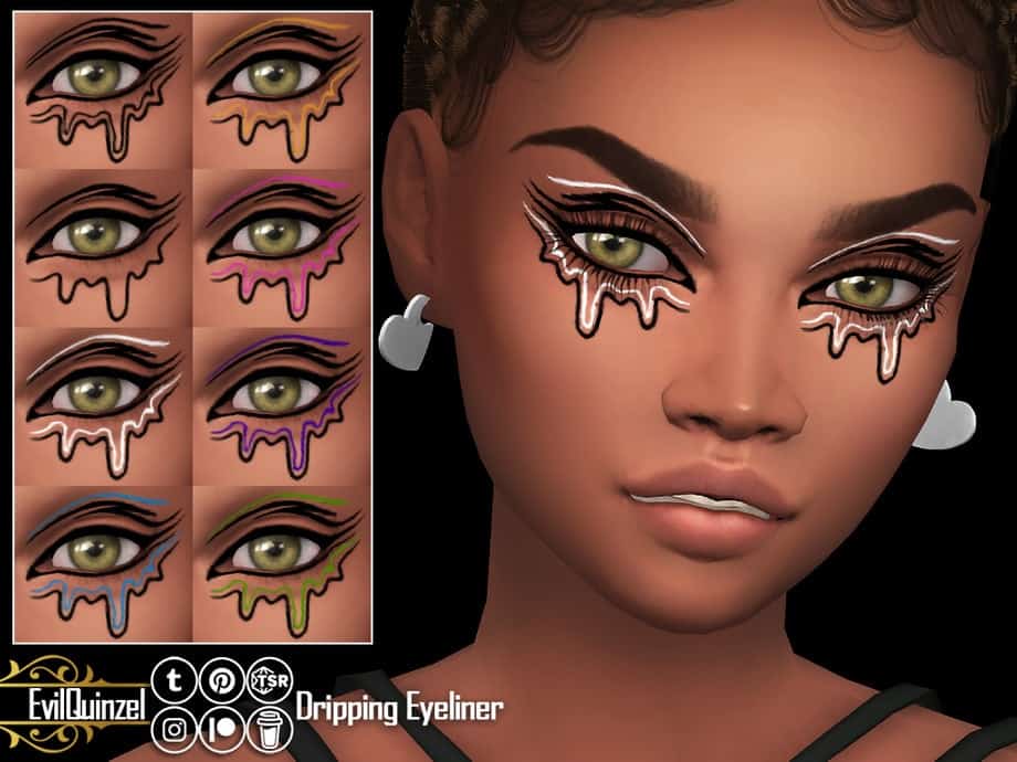 Dripping Eyeliner