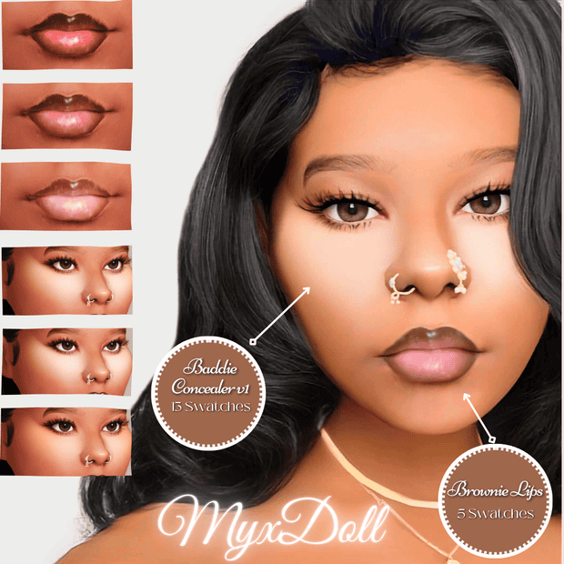MyxDoll Brownie Lip-gloss Set