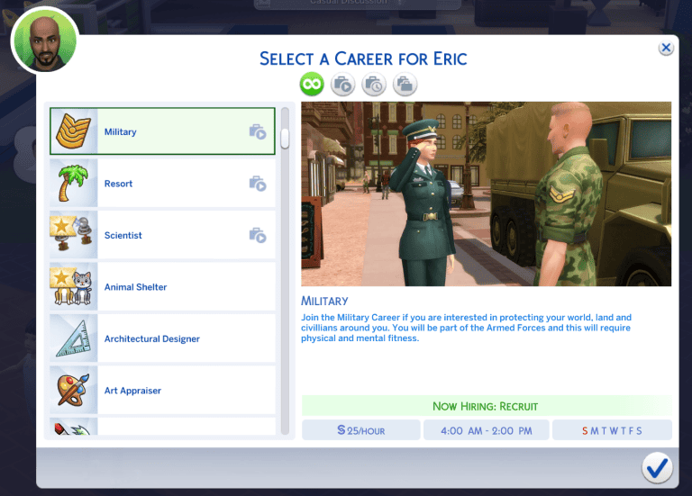 Military Career