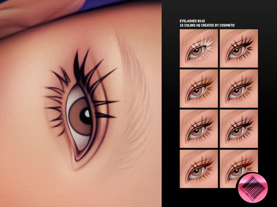 2D Eyelashes N142