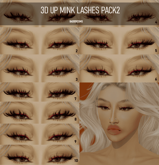 3D Up Mink Lashes