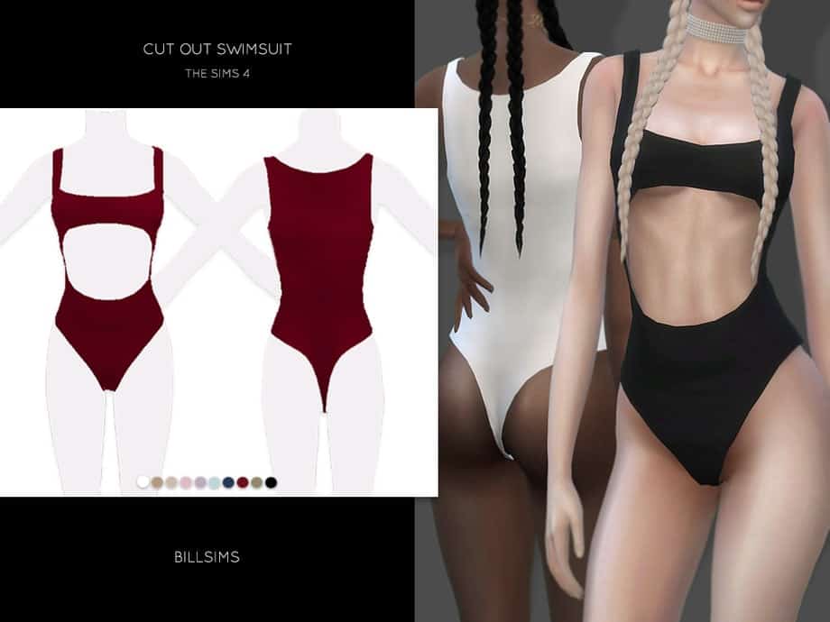 Bill Sim’s Cut-Out Swimsuit