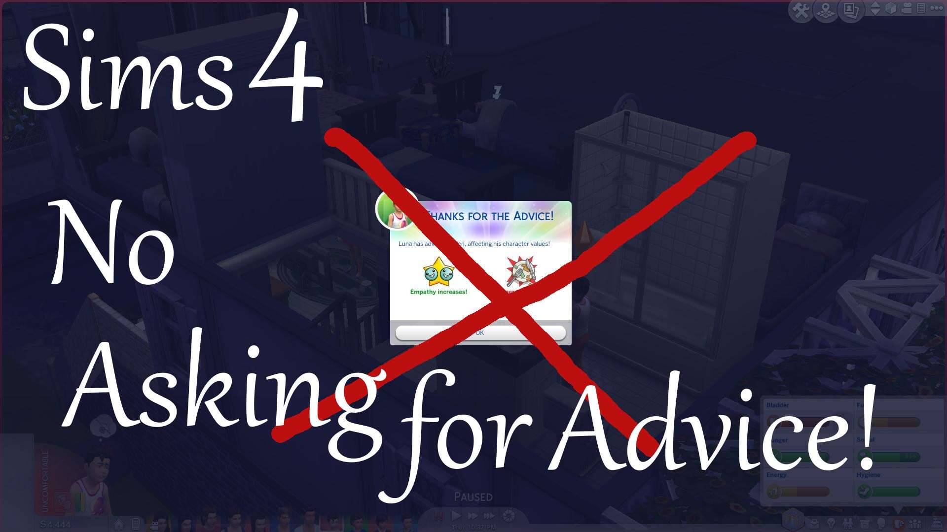 NO! Ask for Advice