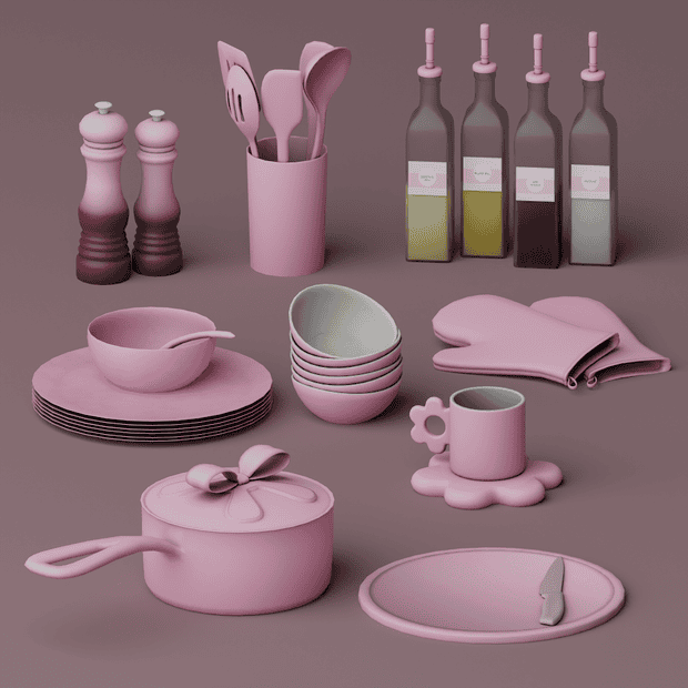 Pink Kitchen Essentials