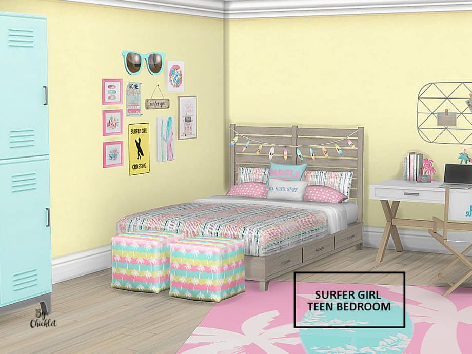 Surfer Girl Teen Bedroom