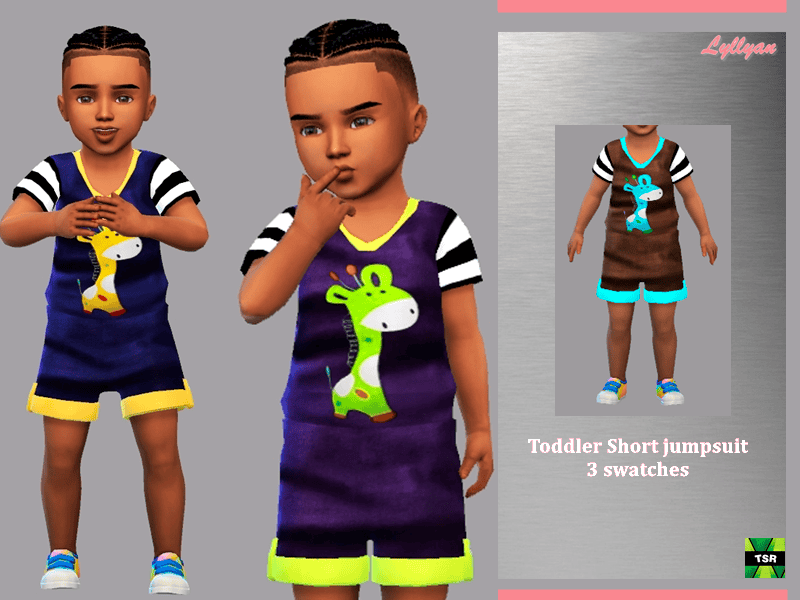 Toddler Short Jumpsuit