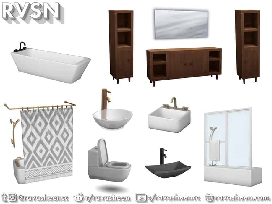 Bidet As It May Bathroom Set