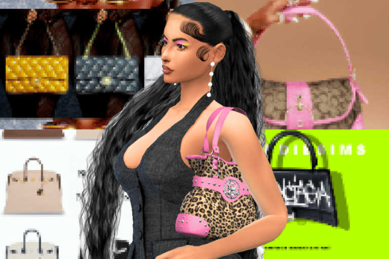 Luxury designer handbags, fashionable accessories, virtual shopping, high-end purses, Must Have Mods fashion collection.