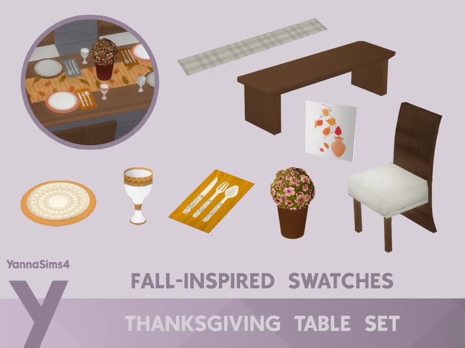 Thanksgiving Table Set