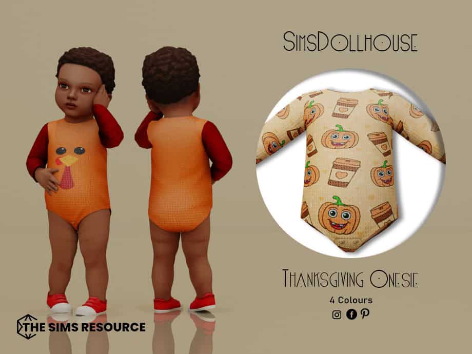 Thanksgiving Infant Onesie