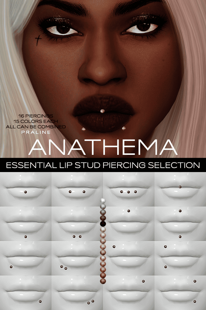 Lip Stud Piercing Collection