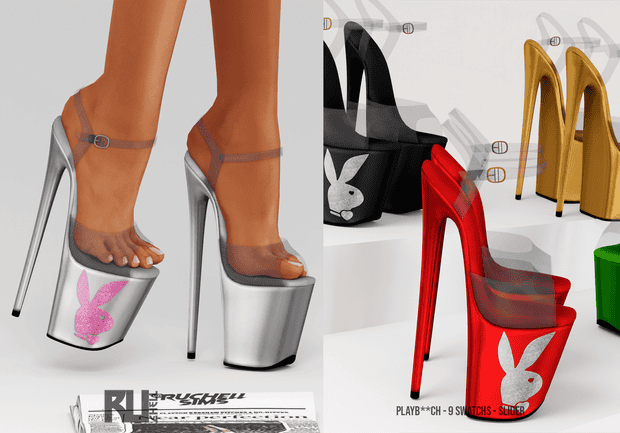 Playb**ch Heels