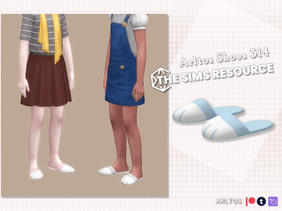 Cat Paw Slippers Child