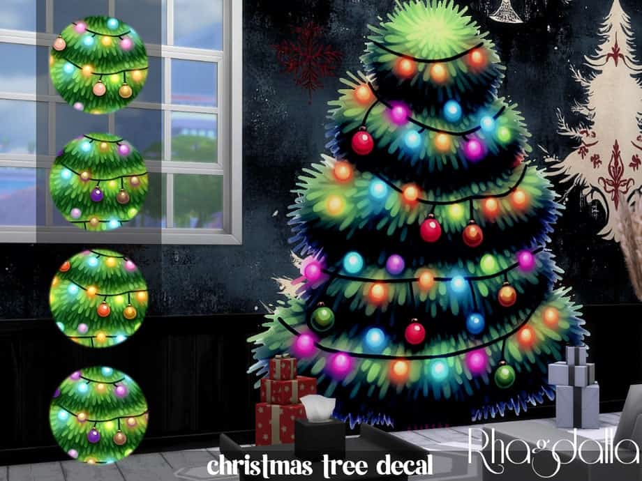 Christmas Tree Decal