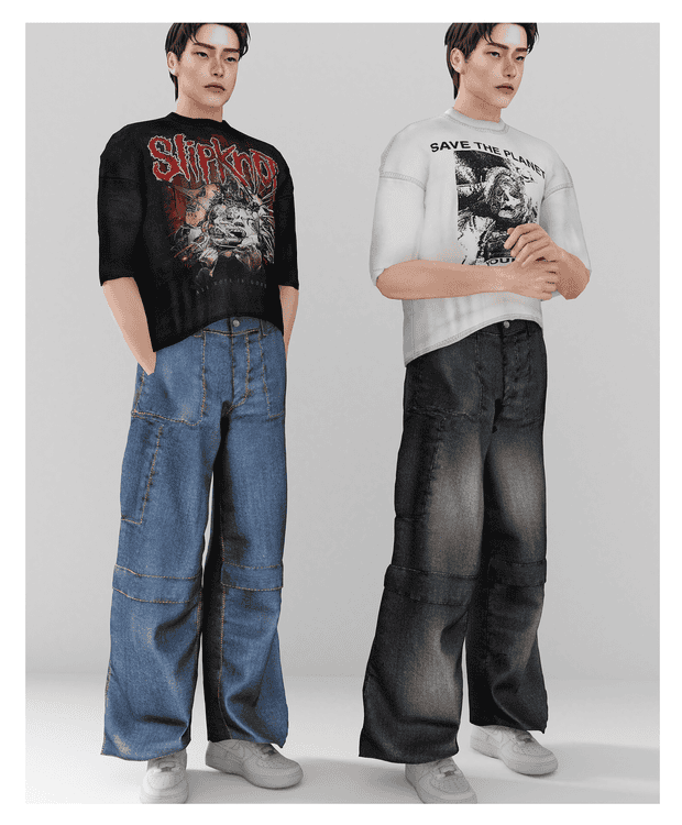 Shut Shirt and Jeans