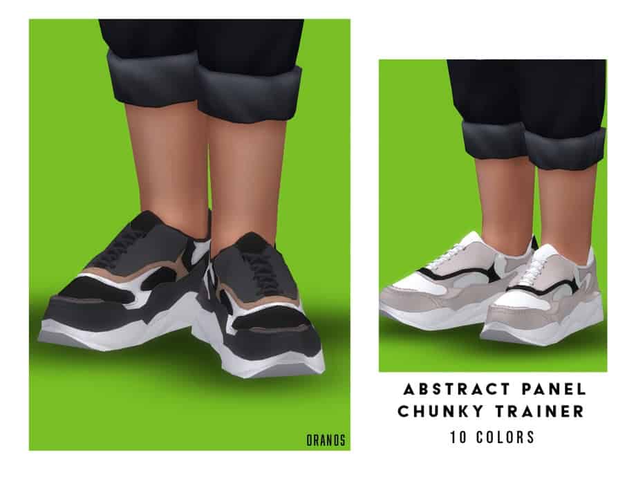 Abstract Panel Chunky Trainer