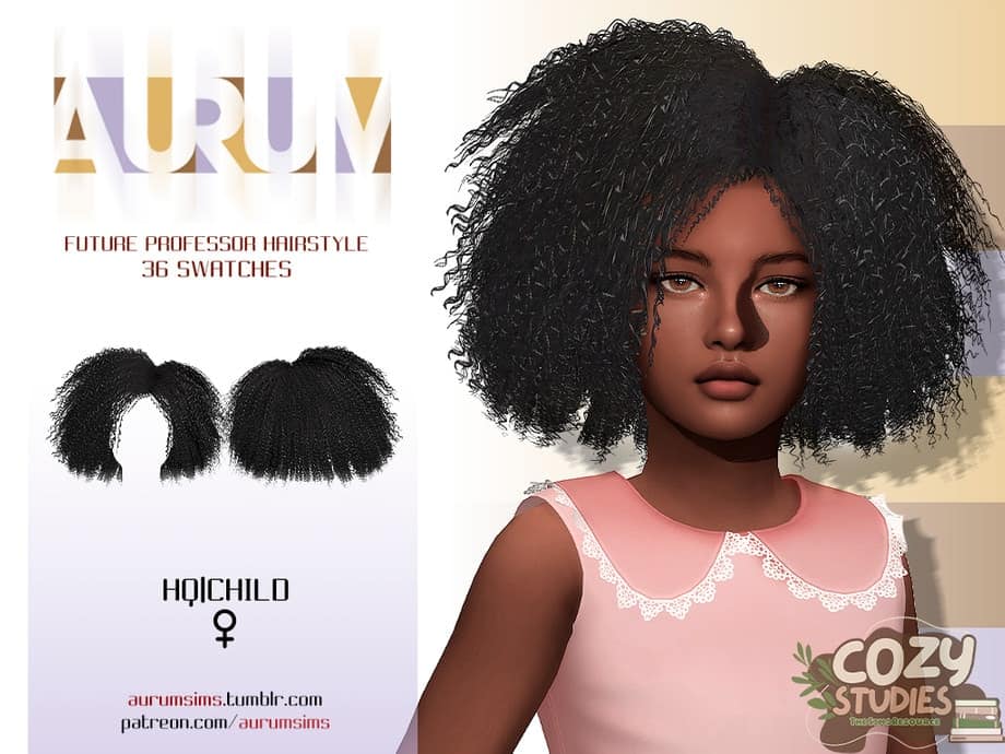 Cozy Studies Future Professor Hairstyle For Kids