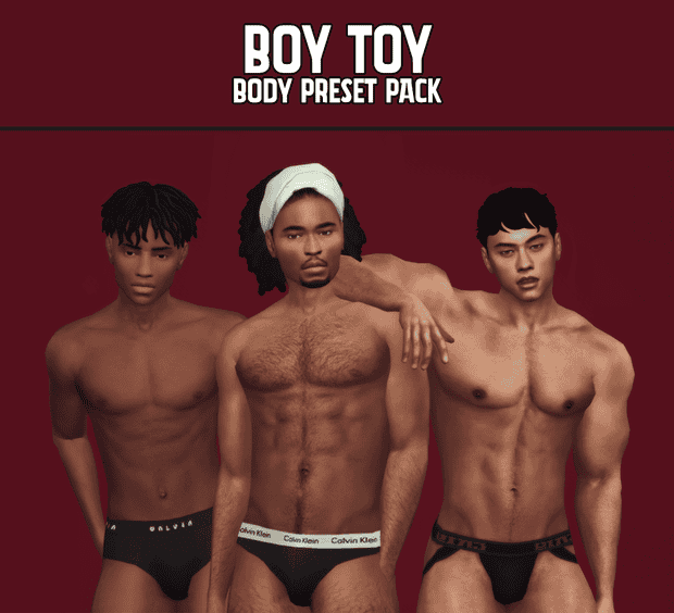 Boy Toy Body Preset Pack