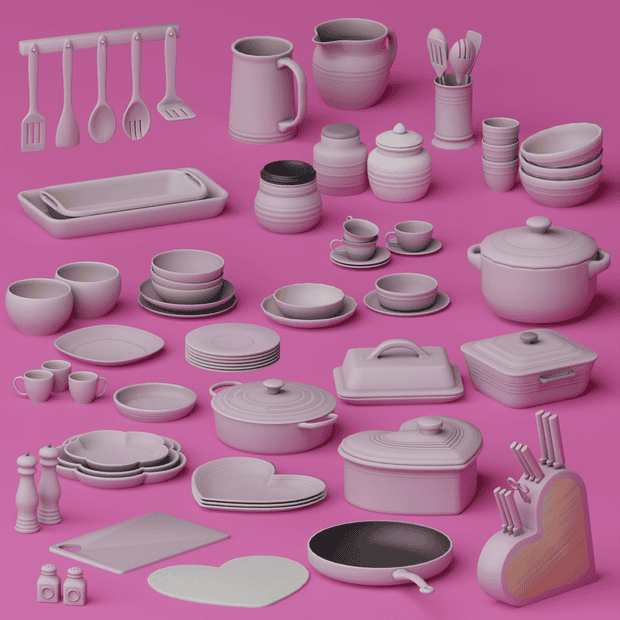 Sweet And Stylish Kitchen Clutter Mega Set