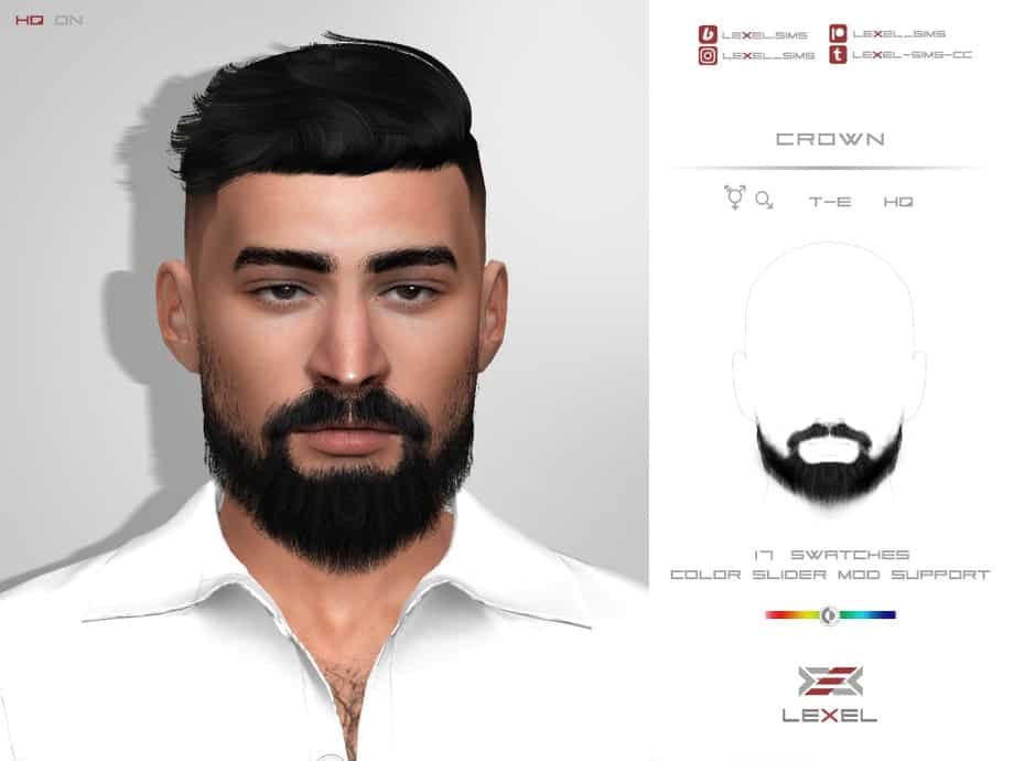 Crown Facial Hair