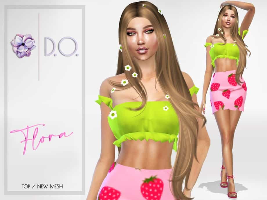 Llilac Flora Top