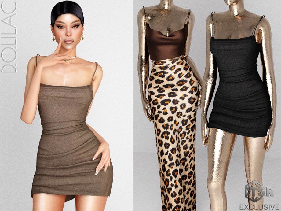 Ruched Mini Dress